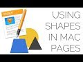 Working in Shapes in Pages