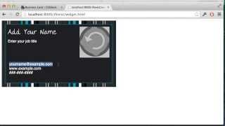 CTS Widgets 2 - if-exist & making a business card