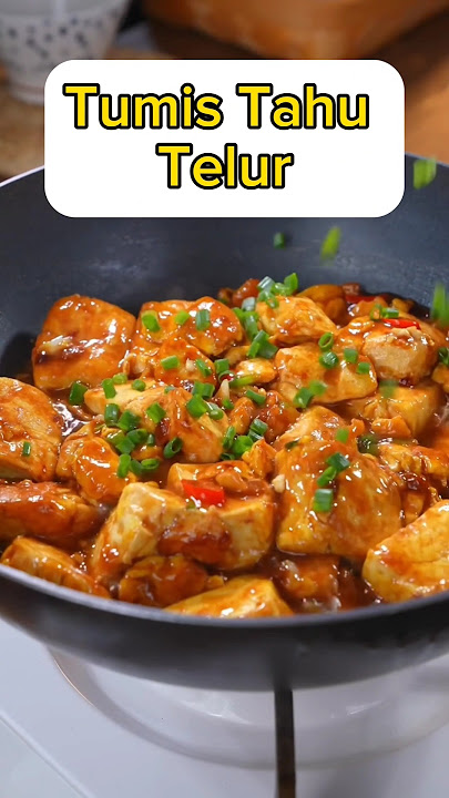 TOFU SAUTEED WITH EGGS || IT LOOKS DELICIOUS. #menusimple