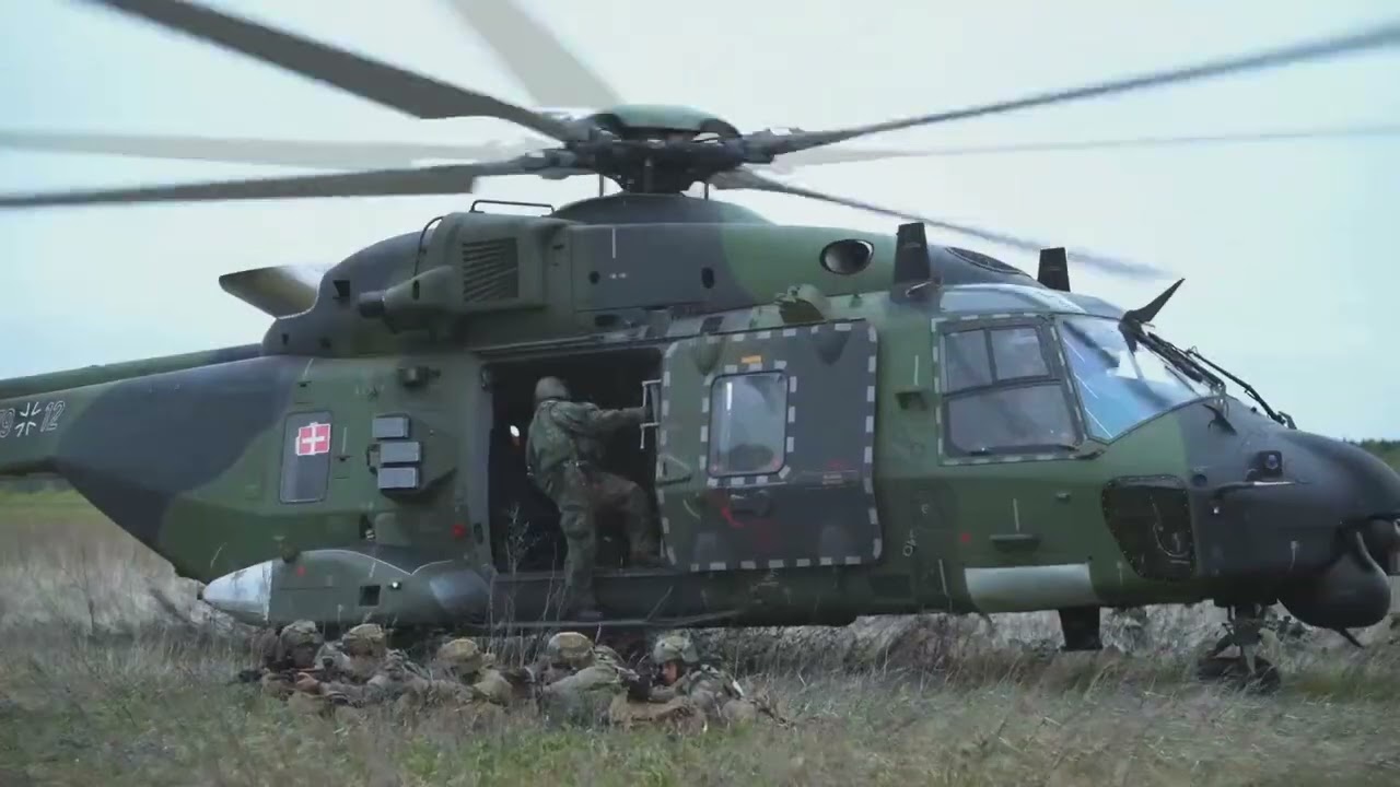French and German Paratroopers 'AIR ASSAULT' into Lithuania