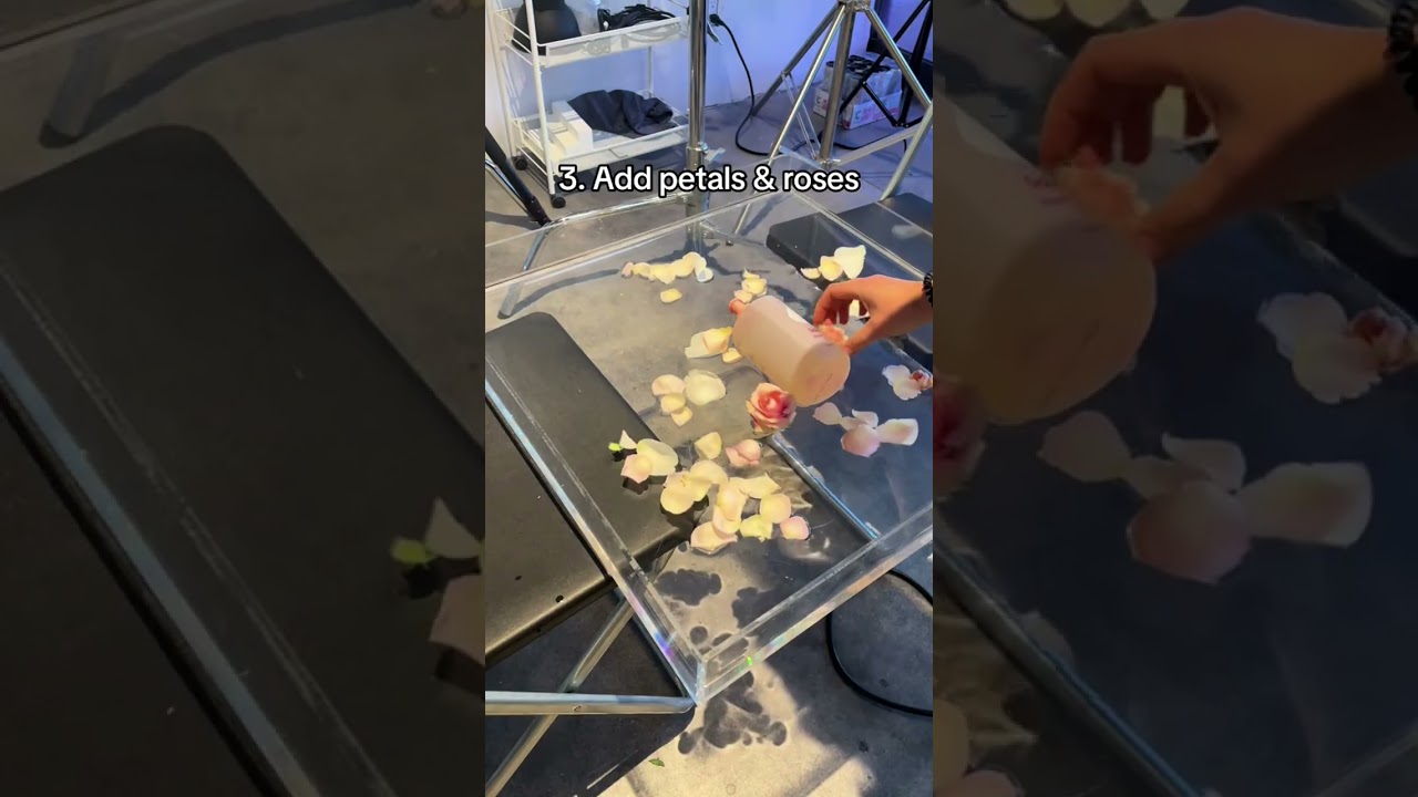 Here’s a simple spring themed idea for your product photography 🌸