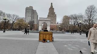 New York Washington Square Walk 4K 紐約華盛頓廣場漫步