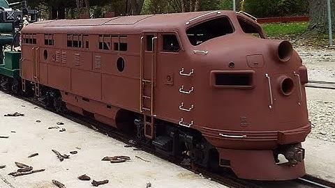EMD F7 RIDING SCALE LOCOMOTIVE