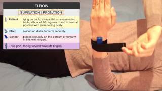 Elbow - Sensor placement and starting position
