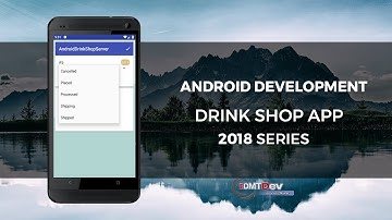 Android Studio Tutorial - Drink Shop part 43 Update Order status (Server App)