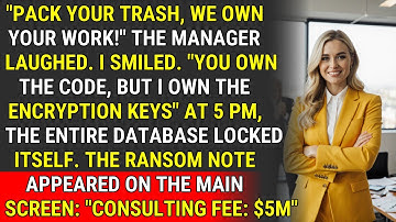 They Fired Their Encryption Lead – So She Locked Their Entire Database ♟️ | Strategic Justice