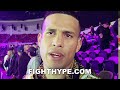 DAVID BENAVIDEZ MESSAGE FOR CANELO IF HE RUNS INTO HIM; KEEPS IT REAL ON "PREPARE FOR HIM" PATIENCE