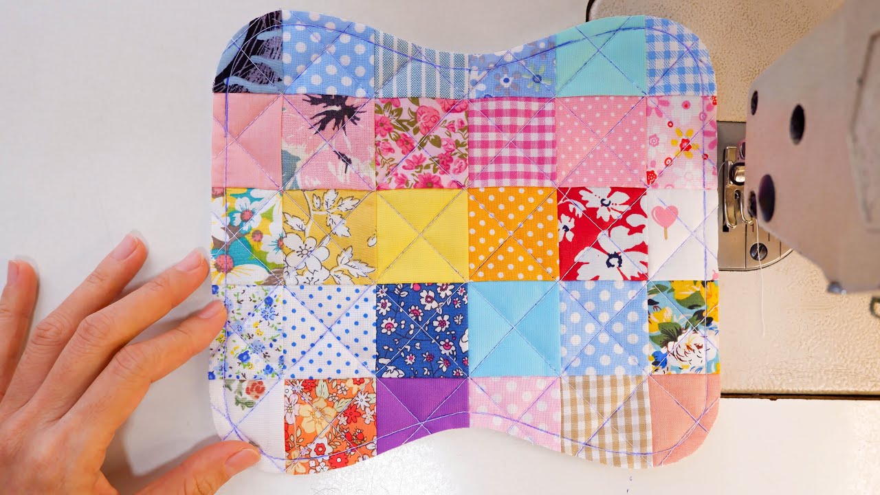 Sewing Projects For Scrap Fabric #44 | DIY Eyeglass Case/ Sunglasses Pouch | Sewing Ideas