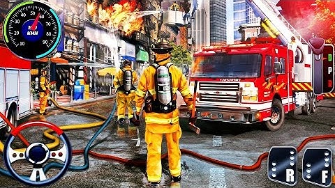 Fire Truck 3D Firefighter Game Gameplay Walkthrough - Android GamePlay