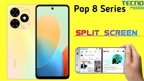 How to Split Screen in Tecno Pop 8 | Tecno Pop 8 Split Screen