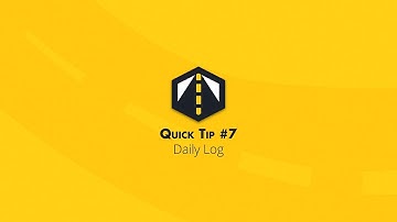 DriveELD Quick Tip #7 Daily Log