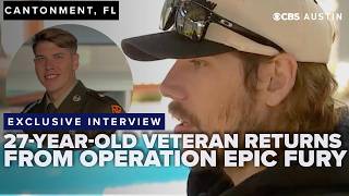 27-year-old veteran returns home after critical injuries in Operation Epic Fury