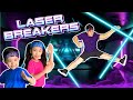 Break the lasersgame workout  funny spy exercise for kids