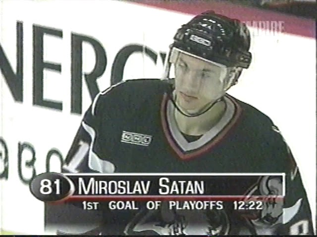 Miroslav Satan PENALTY SHOT Goal - Sabres vs. Rangers, 2/15/03
