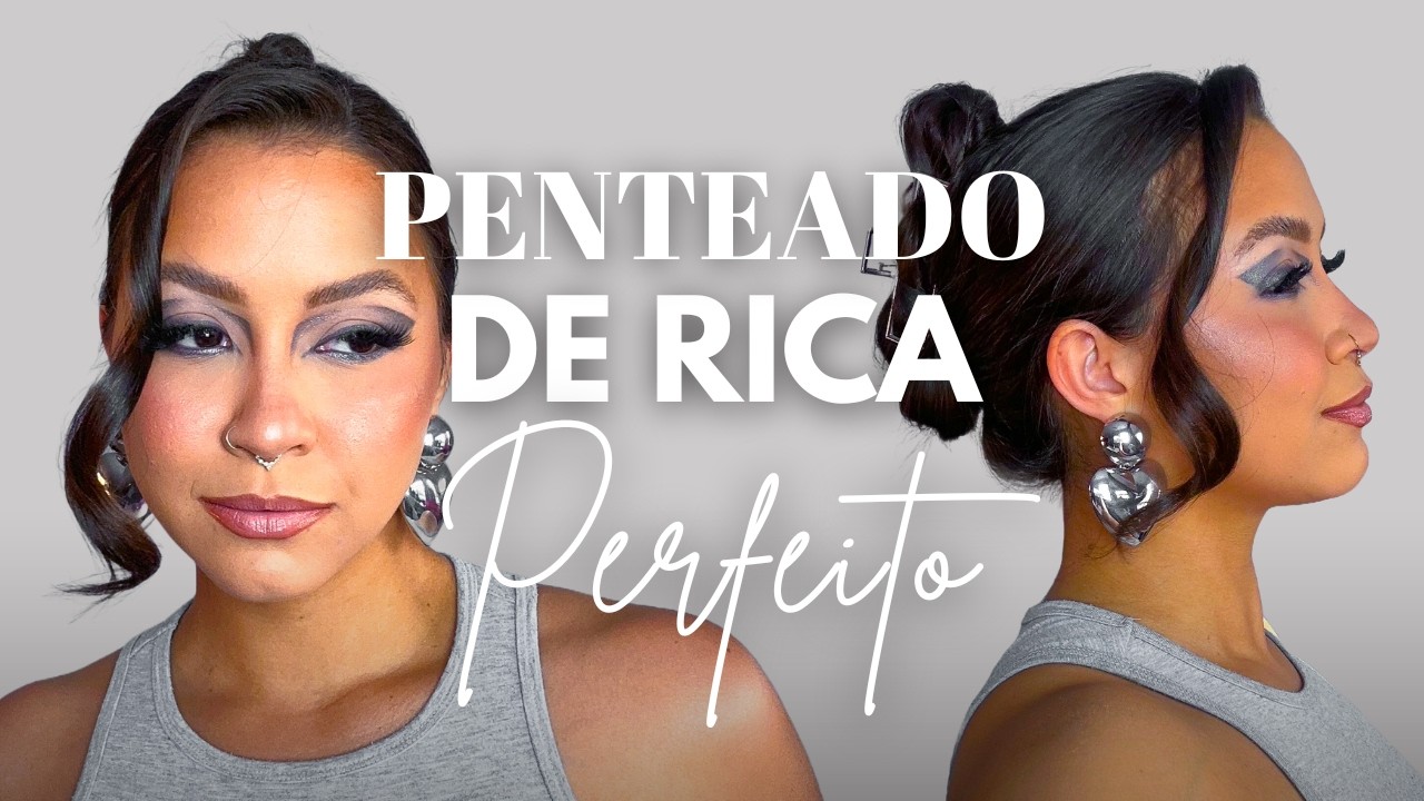 COQUE DE RICA |*FÁCIL DE FAZER*| PENTEADO SUPER ELEGANTE CLEAN GIRL ...