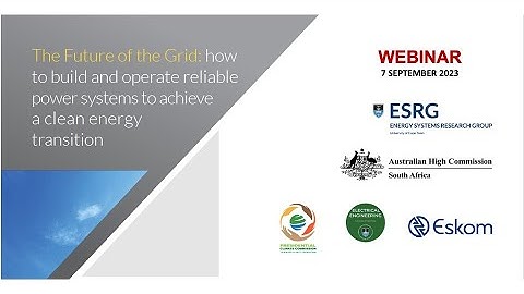 The Future of the Grid: Training webinar on power system basics