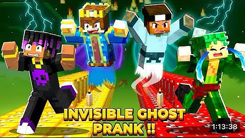 I SECRETLY Transformed Into INVISIBLEGHOST🤣LUCKY BLOCK RACE@cassalFX @NotVeeru @GamerFleet @RON9IE 