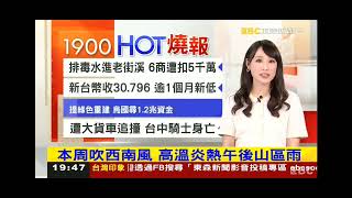 2023 0619 【1900東森晚間新聞】【氣象時間】