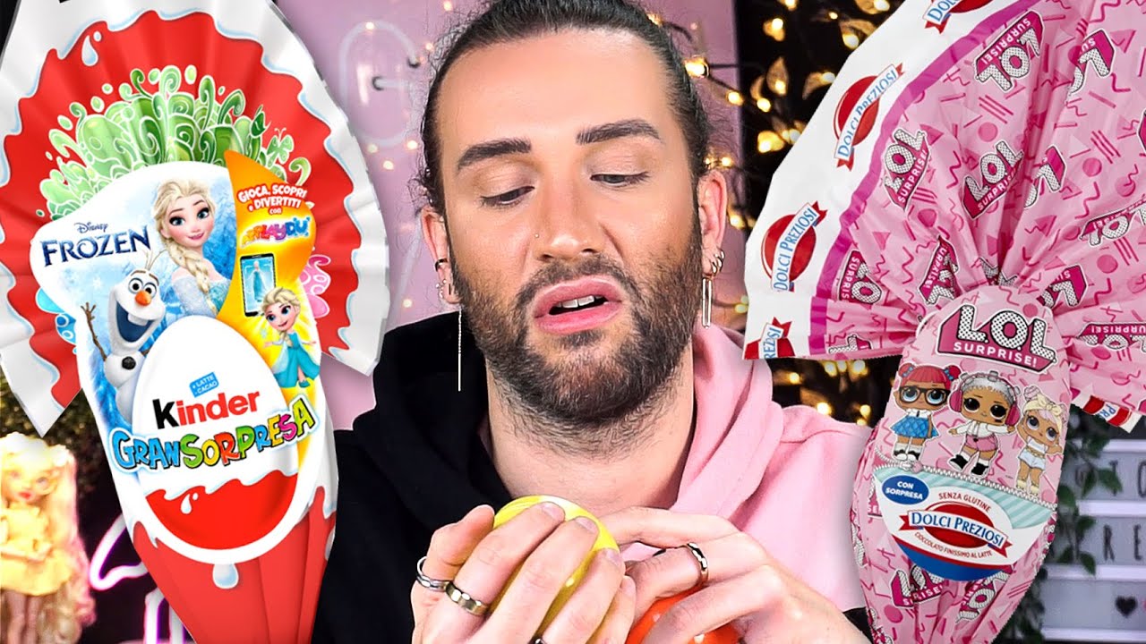 Apriamo le uova di Pasqua KINDER Frozen & LoL Surprise! - La sorpresa PIÙ BRUTTA! | ToysExpression