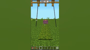 MINECRAFT: How To Build Working Swing💥 #shorts #shortvideo #minecraft