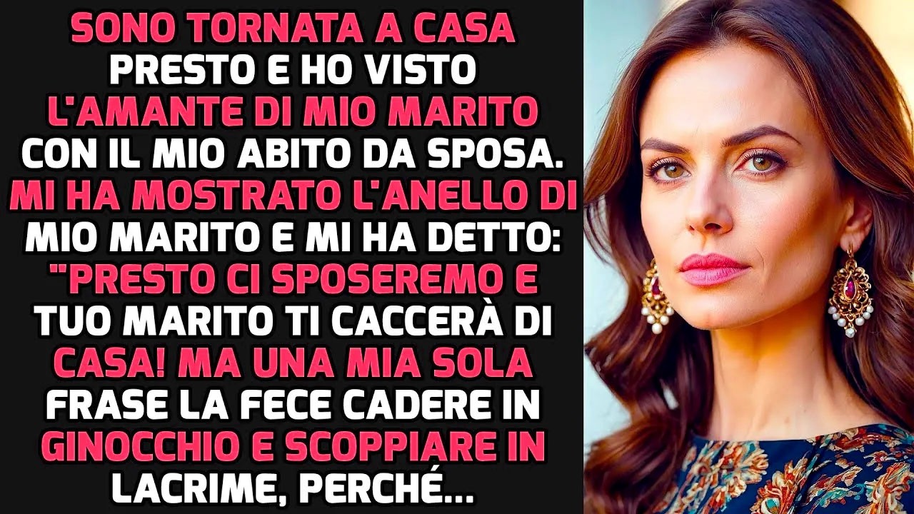 Erano le tre del mattino quando ho sentito la porta di casa aprirsi. Mio marito è entrato in camera da letto impregnato di whisky e del profumo di un'altra donna, poi mi ha accarezzato i capelli...