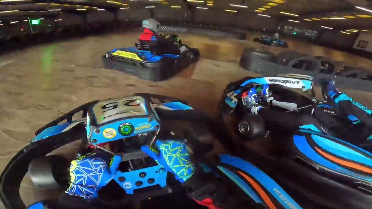 INSANE 15 mins of karting with pure action all throughout at Teamsport Farnborough