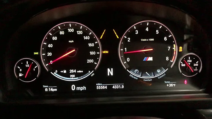 BMW F10 M5 turning off traction control