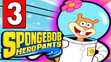 SPONGEBOB HEROPANTS: SANDY CHEEKS Walkthrough Part 3 Gameplay Lets Play Playthrough 3DS XBOX PSVita