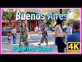 4K WALK Buenos Aires 4K video [URBAN] ARGENTINA travel vlog