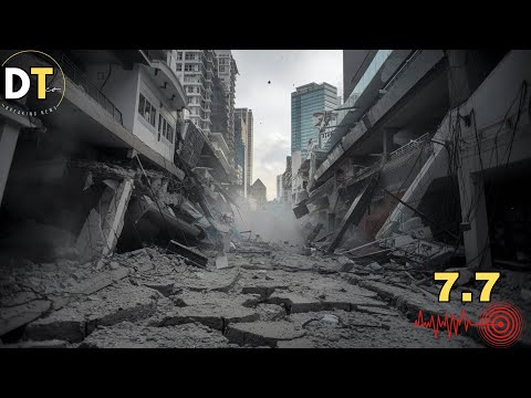 Moment of 7.7 earthquake in Myanmar! Hundreds of buildings collapsed in Bangkok, Thailand