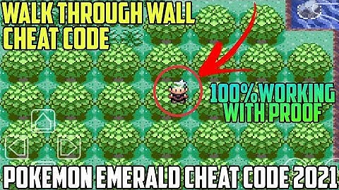 Pokemon Emerald Walk Through Wall Cheat Code | Pokemon Emerald Cheat Code | By Gaming Fire