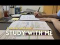         3 hours study with me real time no music study asmr