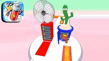 Battery Run 3D ​- All Levels Gameplay Android,ios (Levels 173-174)