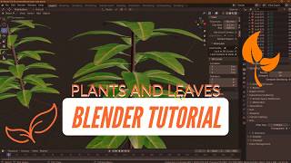 Plants and Leaves the Easier Way - Tutorial with Array Modifiers - No Keyboard Shortcuts