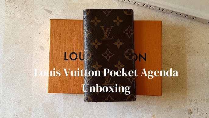 LOUIS VUITTON Monogram Pocket Agenda Cover 148869