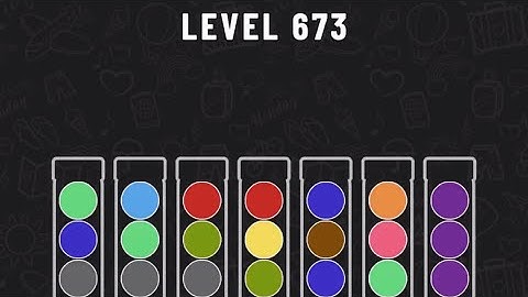 Ball Sort Puzzle Level 673 #ballsortpuzzle #ballsortpuzzlegameplay #puzzlegame #mobilegames