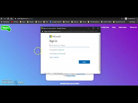 FlipGrid - How to Register Using Office 365 Credentials