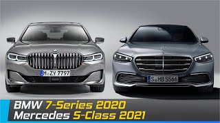 Mercedes S-Class 2021 Vs BMW 7-Series 2020 | Design \& Dimensions Comparison | Aircar