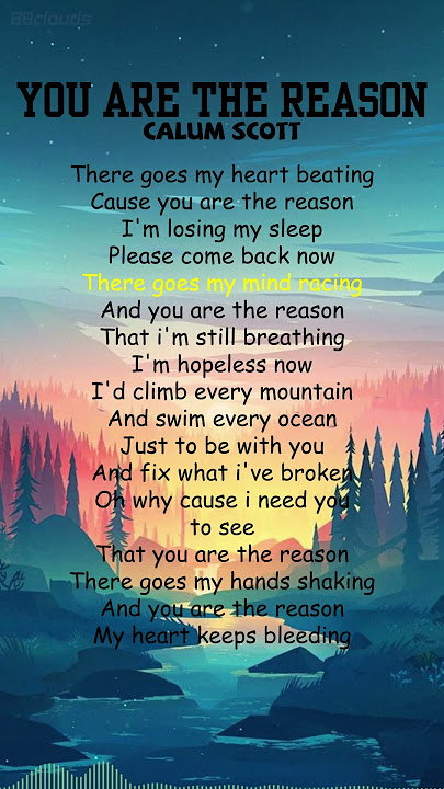 Calum Scott - You Are The Reason (Lyrics) #shorts