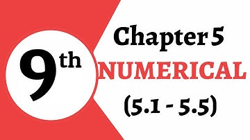 Physics Class 9 Numerical Chapter 5 |(5.1 - 5.5) | Gravitation | [Urdu / Hindi] Knowledge and Wisdom
