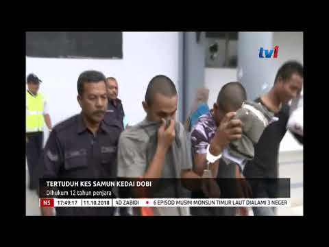 TERTUDUH KES SAMUN KEDAI DOBI - DIHUKUM 12 TAHUN PENJARA TERTUDUH KES SAMUN KEDAI DOBI - DIHUKUM 12 TAHUN PENJARA