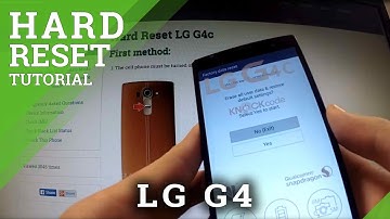 Hard Reset LG G4 - factory reset by hardware buttons