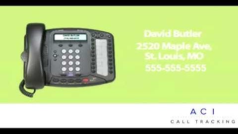 ACI Call Tracking