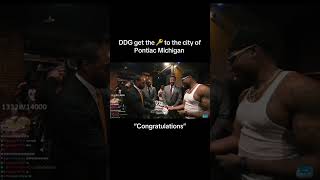 DDG gets the key to the city #ddg #pontiacmadeddg
