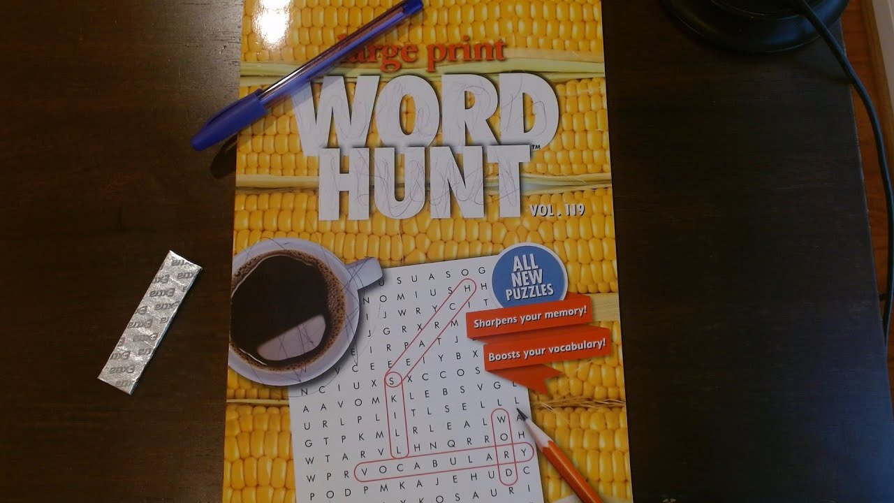 ASMR Gum Chewing Word Search