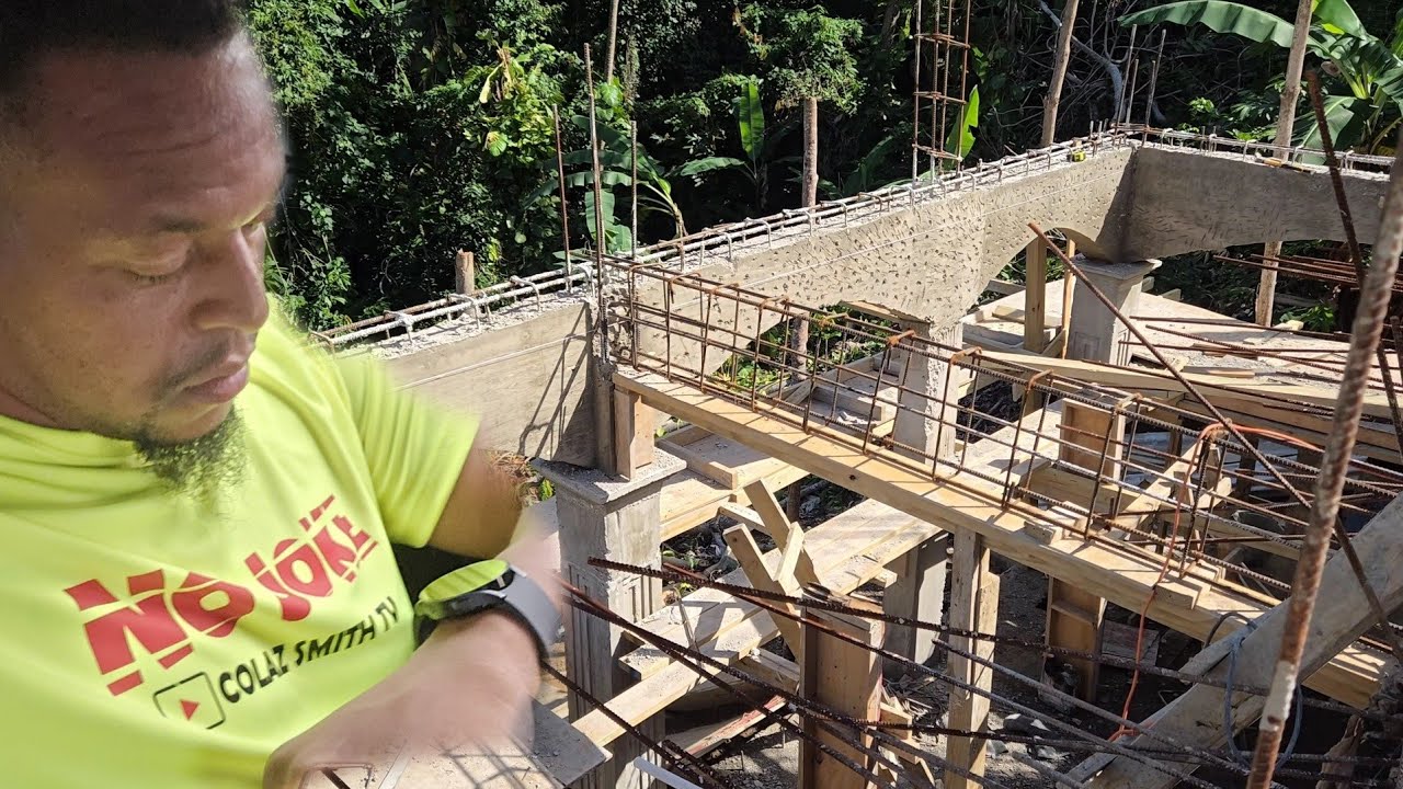 Project X || pulling down the lintel forms revealing beautiful arches ahead of decking 