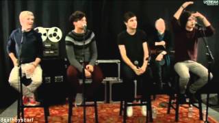 Harry, Louis, Niall and Liam LiveStream Radio Interview and Performance (Boston)