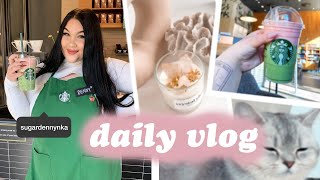 budu mít VLASTNÍ STARBUCKS DRINK??????? | DAILY VLOG | SugarDenny