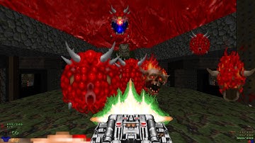 Doom 2 Plutonia 2 - MAP22 Locus Perditus - UV All Secrets - 1440p 60fps