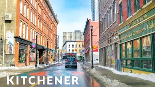 Kitchener Downtown Drive 4K - Ontario, Canada